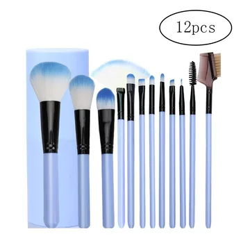 12 PCS Makeup Brush Set with Case Professional Cosmetic Brushes for Powder Foundation, Eyeshadow, Eyeliner, Lip-Blue
12 PCS Makeup Brush Set with Case Professional Cosmetic Brushes for Powder Foundation, Eyeshadow, Eyeliner, Lip-Blue