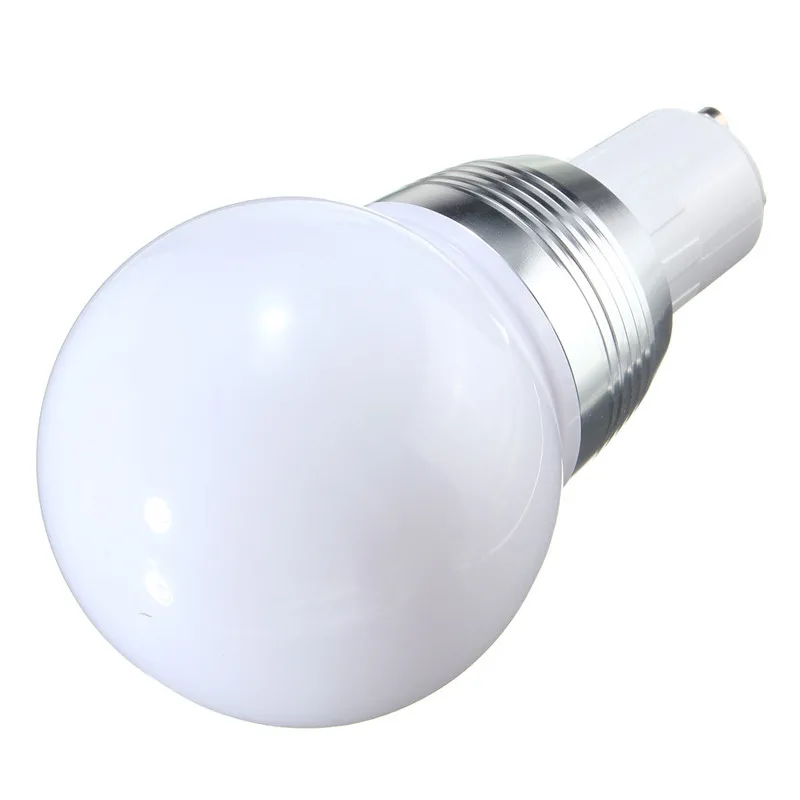 

E27/E14/GU10 LED Bulb Lamp Dimmable RGB Color Spot Light 85-265V 3W Home decoration with Remote Control Drop Shipping