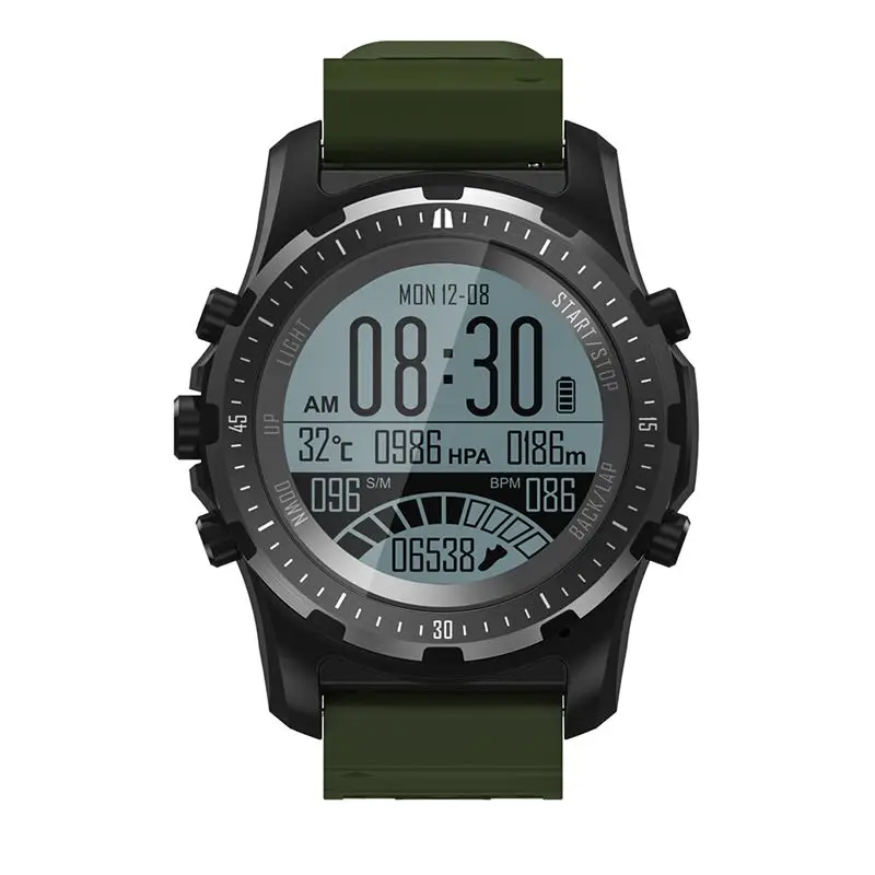 BESTS966 Smart Watch GPS GLONASS COMPASS Height Air Pressure Measurement Temperature Heart Rate Measurement, Green
BESTS966 Smart Watch GPS GLONASS COMPASS Height Air Pressure Measurement Temperature Heart Rate Measurement, Green