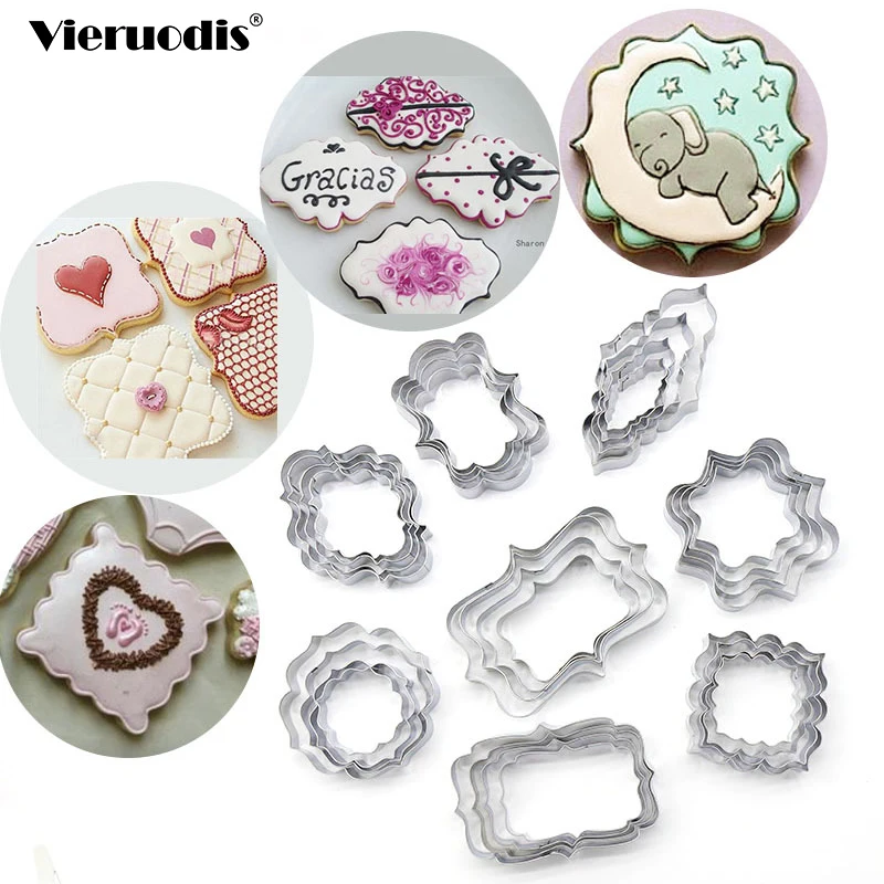 Stainless Steel Blessing Frame Biscuit Cutters Cookie Cutter Set Wedding Cake Mould Kitchen Sugarcraft Baking Pastry Tools GYH
Stainless Steel Blessing Frame Biscuit Cutters Cookie Cutter Set Wedding Cake Mould Kitchen Sugarcraft Baking Pastry Tools GYH