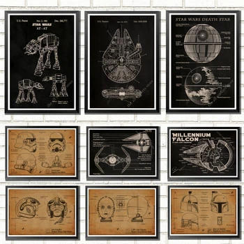 Star Wars poster Robot R2-D2 Star Destroyer Poster Cafe Bar Home Decor Retro Kraft Paper Wall Stickers
Star Wars poster Robot R2-D2 Star Destroyer Poster Cafe Bar Home Decor Retro Kraft Paper Wall Stickers