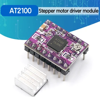 AT2100 Stepstick Stepper Motor Driver Module instead TMC2100 TMC2208 With Heat Sink Super Silent For 3D Printing Motherboard
AT2100 Stepstick Stepper Motor Driver Module instead TMC2100 TMC2208 With Heat Sink Super Silent For 3D Printing Motherboard