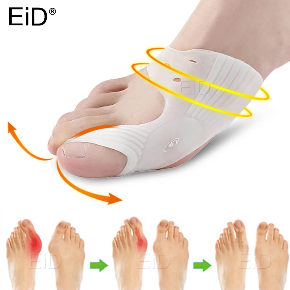 2 Pcs Silicone Toe Separator Bunion pads Hallux Valgus Orthosis Correction Spreader Foot Protector Finger Pain Relieve Inserts
2 Pcs Silicone Toe Separator Bunion pads Hallux Valgus Orthosis Correction Spreader Foot Protector Finger Pain Relieve Inserts