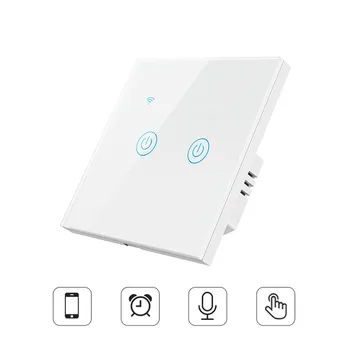 EU Wifi Wall Touch Sensitive Switch Remote Control 1 2 3 4 Gang Wireless Led Light Smart Touch Screen Switch Glass EU Standard
EU Wifi Wall Touch Sensitive Switch Remote Control 1 2 3 4 Gang Wireless Led Light Smart Touch Screen Switch Glass EU Standard