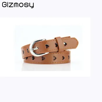 Woman Fashion Accessories PU Leather Alloy Buckle Belt Spring Summer Candy Color Ladies Wild Heart Shaped Hollow Belts SY5284
Woman Fashion Accessories PU Leather Alloy Buckle Belt Spring Summer Candy Color Ladies Wild Heart Shaped Hollow Belts SY5284