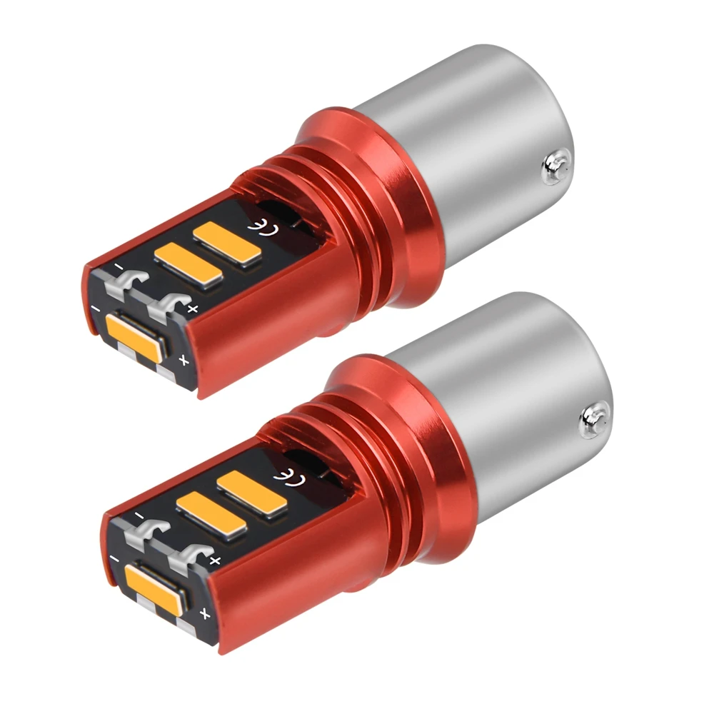 2 шт. Новинка 1156 P21W 7506 BA15S R10W R5W супер яркие CSP светодиодный автомобильные задние