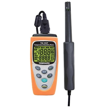 TENMARS TM-183P Temperature/ Humidity Meter Select Between Different Temperature Scales (°C / °F).Stores Up to 200 Readings.
TENMARS TM-183P Temperature/ Humidity Meter Select Between Different Temperature Scales (°C / °F).Stores Up to 200 Readings.