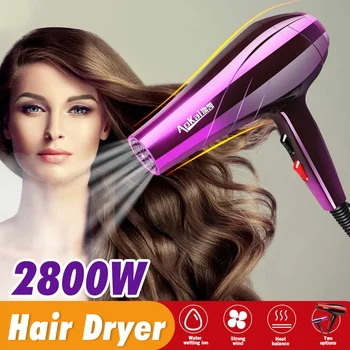 2800W Electric Hair Dryer Professional Salon Hairdressing Blow Hot Cold Wind Hair Dryer 2 Heat Speed Detachable Air Inlet
2800W Electric Hair Dryer Professional Salon Hairdressing Blow Hot Cold Wind Hair Dryer 2 Heat Speed Detachable Air Inlet