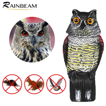 Large Realistic Owl Decoy Rotating Head Weed Pest Control Scarecrow Fake Owl Statue to Scare Bird Away for Patio Yard Garden
Large Realistic Owl Decoy Rotating Head Weed Pest Control Scarecrow Fake Owl Statue to Scare Bird Away for Patio Yard Garden