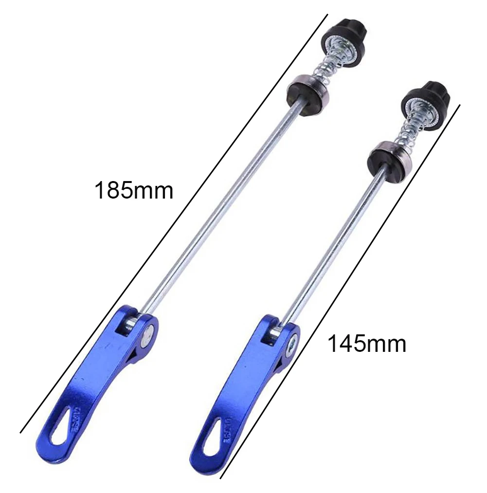 1 Pair Bicycle MTB Road Bike Cycling Front Rear Hub Quick Release Skewers Levers Mountain Bike Road Cycling Fix Gear Accessories