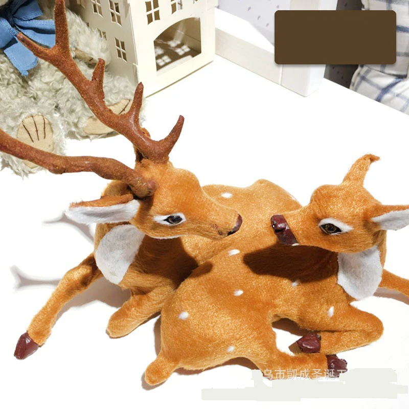 Cute Gift Lovers Christmas Deer Decoration Plush Reindeer Furry Deer Home Christmas Ornament Craft Elk Happy New Year Xmas Gift
Cute Gift Lovers Christmas Deer Decoration Plush Reindeer Furry Deer Home Christmas Ornament Craft Elk Happy New Year Xmas Gift