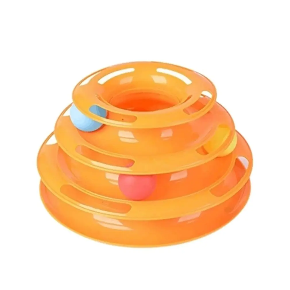 Funny Kitten Toy Three-Layer Decompression Ball Intelligence Training Cat Toy Interesting Triple Play Disc for Pet
Funny Kitten Toy Three-Layer Decompression Ball Intelligence Training Cat Toy Interesting Triple Play Disc for Pet