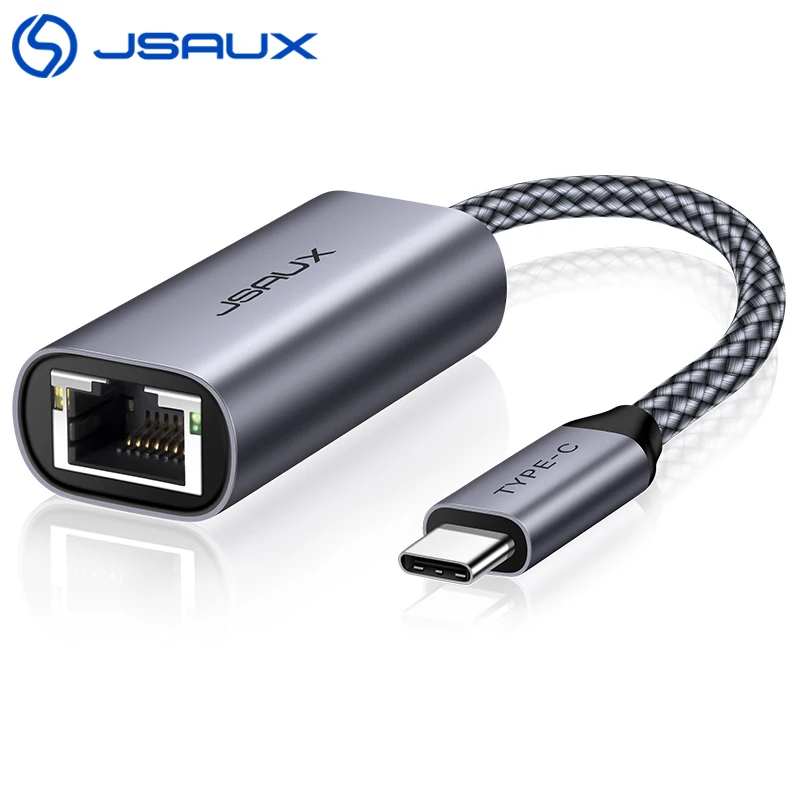 JSAUX USB C Ethernet USB-C to RJ45 Lan Adapter for MacBook Pro Samsung Galaxy S9/S8/Note 10/9 Type C Network Card USB Ethernet
JSAUX USB C Ethernet USB-C to RJ45 Lan Adapter for MacBook Pro Samsung Galaxy S9/S8/Note 10/9 Type C Network Card USB Ethernet