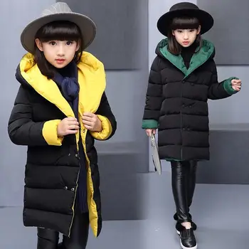New Girls Coats Solid Girls Down Jacket Slim Double-Sided Parkas Fashion Winter Thick Warm Clothes For Girls 6 8 10 12 14 Year
New Girls Coats Solid Girls Down Jacket Slim Double-Sided Parkas Fashion Winter Thick Warm Clothes For Girls 6 8 10 12 14 Year