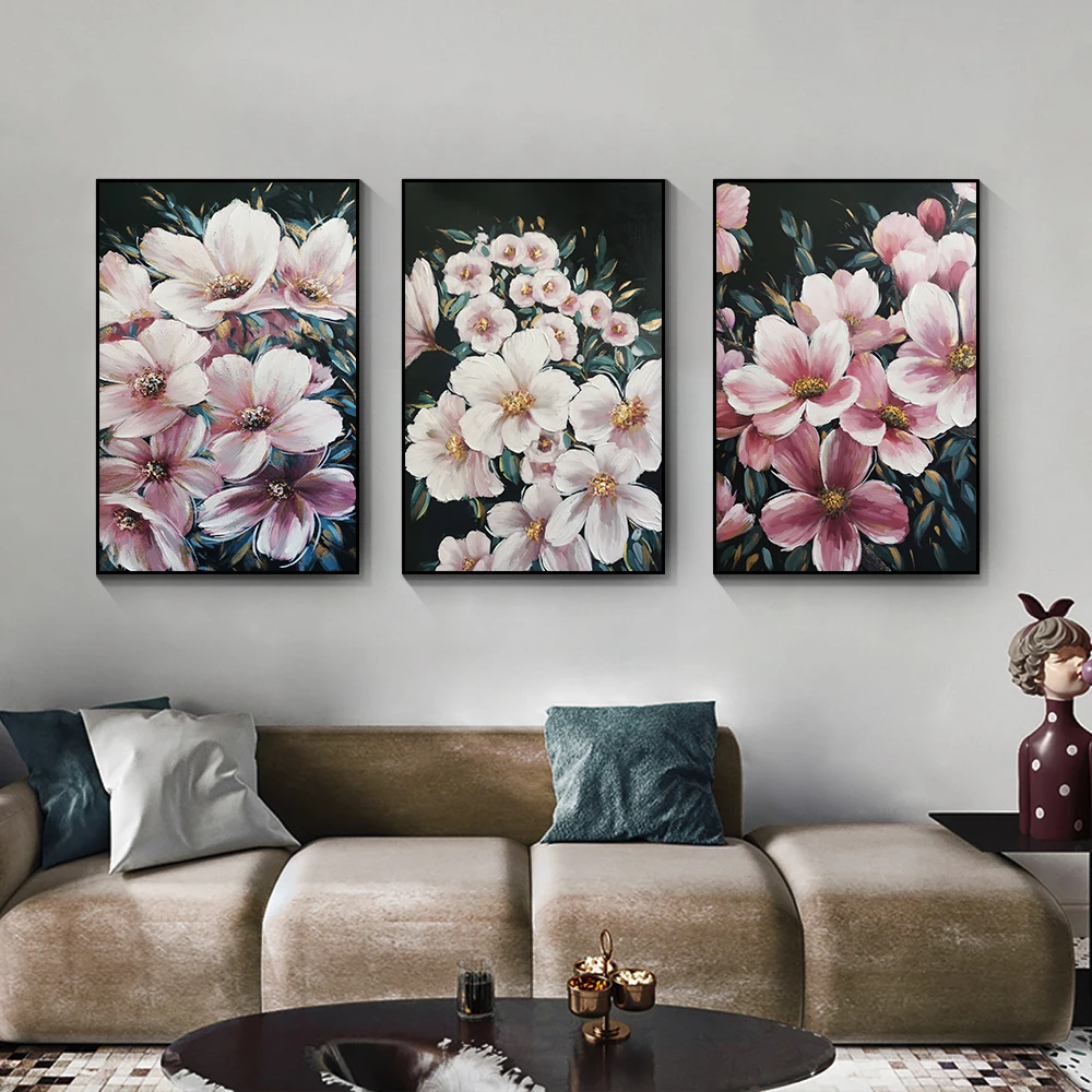 Abstract White Pink Flowers Oil Painting 100% Hand Painted On Canvas Modern Plant Landscape Wall Art For Home Decoration
Abstract White Pink Flowers Oil Painting 100% Hand Painted On Canvas Modern Plant Landscape Wall Art For Home Decoration