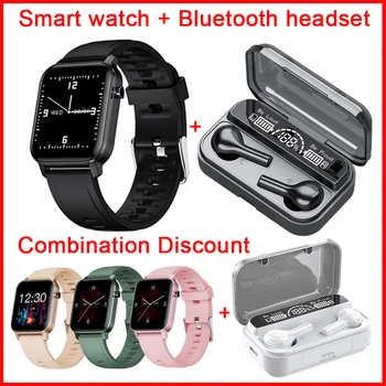 Smart Watch 2020 1.4 inch Screen TWS Wireless Bluetooth Headset Bluetooth Calls Sports Men Women Smart Watch Combination Package
Smart Watch 2020 1.4 inch Screen TWS Wireless Bluetooth Headset Bluetooth Calls Sports Men Women Smart Watch Combination Package