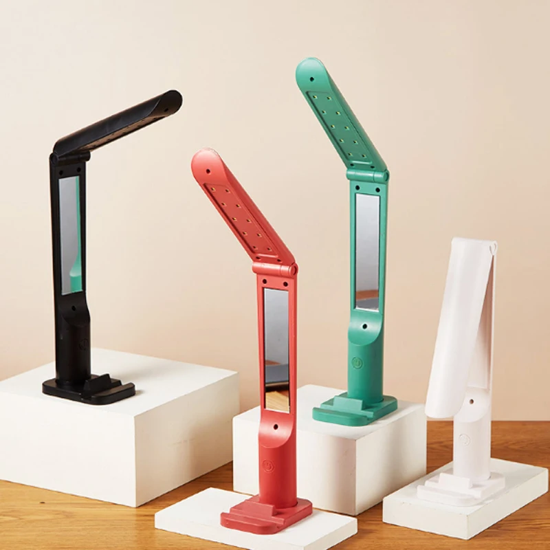 10 LED Mirror Light Desk Lamp Book Lamp 2 Levels Touching Dimming Foldable Student Study Lampara Reading Table Lamp USB Recharge
10 LED Mirror Light Desk Lamp Book Lamp 2 Levels Touching Dimming Foldable Student Study Lampara Reading Table Lamp USB Recharge