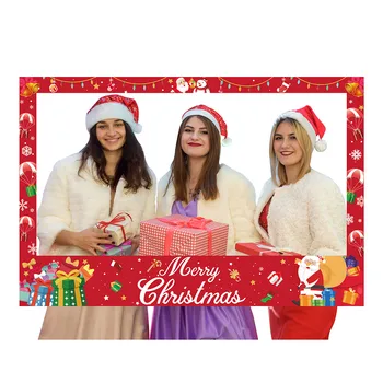 1pc Family Christmas Picture Frame Prop Selfie Photo Booth Photo Shoot Props Frame Banner New Years Eve Decoration
1pc Family Christmas Picture Frame Prop Selfie Photo Booth Photo Shoot Props Frame Banner New Years Eve Decoration