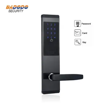 Stainless steel password card door lock electric lock with mechanical key for home office use
Stainless steel password card door lock electric lock with mechanical key for home office use