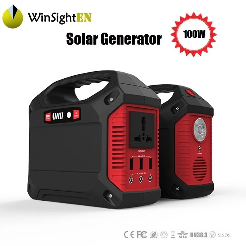 Portable Solar Generator 155Wh LED Emergency Flashlights Portable PV Regulator LCD Dispaly Used for Home and Caravan
Portable Solar Generator 155Wh LED Emergency Flashlights Portable PV Regulator LCD Dispaly Used for Home and Caravan