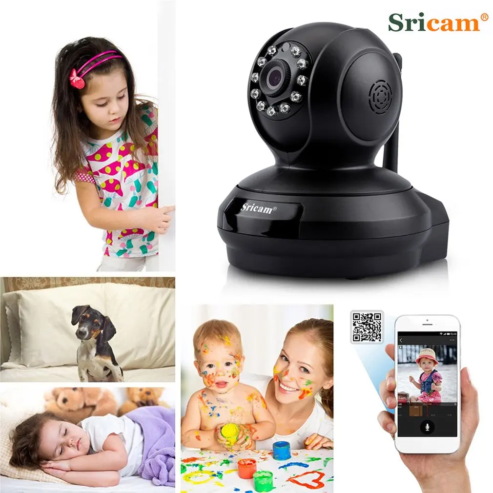 SP019 1080P HD Home Surveillance Camera Baby Monitor Night Vision WiFi Indoor IP Security Camera P2P PTZ Support TF Card
SP019 1080P HD Home Surveillance Camera Baby Monitor Night Vision WiFi Indoor IP Security Camera P2P PTZ Support TF Card