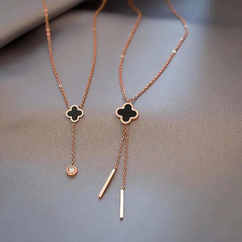 Japanese and Korean Style Titanium Steel Flowers Online Celebrity Normcore Style INS Tassels Pendant Summer Choker Necklace Fema
Japanese and Korean Style Titanium Steel Flowers Online Celebrity Normcore Style INS Tassels Pendant Summer Choker Necklace Fema