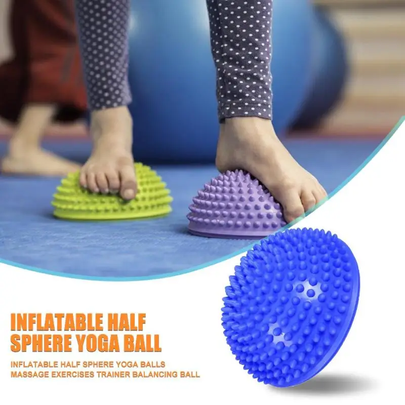 Фото Прочные шарики для йоги многофункциональные портативные массажные надувные с