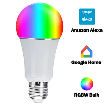 Smart LED Bulb APP Control E27 Multicolor Bulb, Support Alexa, Amazon and Google Home Voice Control, RGB+W Color Change Bulb 7W
Smart LED Bulb APP Control E27 Multicolor Bulb, Support Alexa, Amazon and Google Home Voice Control, RGB+W Color Change Bulb 7W