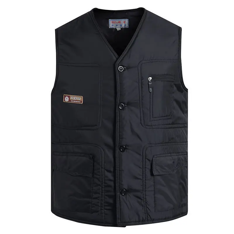 6XL 2024 Autumn Warm Cotton Vest Men V-neck Sleeveless Jacket Casual Fashion Regular Fit Winter Waistcoat Y661
6XL 2024 Autumn Warm Cotton Vest Men V-neck Sleeveless Jacket Casual Fashion Regular Fit Winter Waistcoat Y661