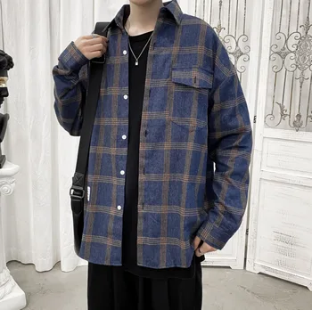 2020 Spring And Autumn New Youth Popular Printed Long-sleeved Shirt Fashion Casual Loose Wild Single-breasted Shirt M-2XL 
2020 Spring And Autumn New Youth Popular Printed Long-sleeved Shirt Fashion Casual Loose Wild Single-breasted Shirt M-2XL