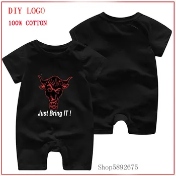 Dwayne Johnson The Rock Brahma Bull Just Bring It print New Style Short Sleeve Baby Romper Cotton Newborn Body Suit Baby Romper
Dwayne Johnson The Rock Brahma Bull Just Bring It print New Style Short Sleeve Baby Romper Cotton Newborn Body Suit Baby Romper
