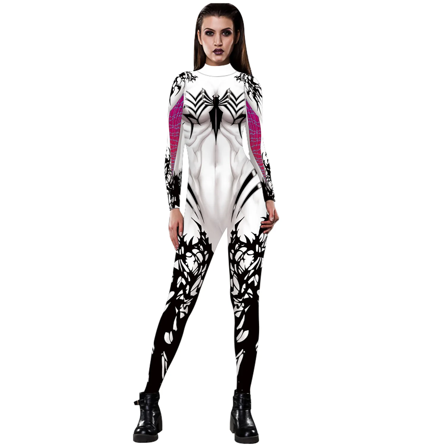 Gwen Spider Stacy Costume Kids Gwen Cosplay Girls Venom Jumpsuits