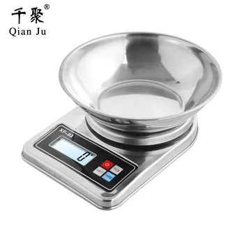 Household Electronics Balance Xf-03 Full Stainless Steel Kitchen Weighbridge Function Baking Balance Food Balance
Household Electronics Balance Xf-03 Full Stainless Steel Kitchen Weighbridge Function Baking Balance Food Balance