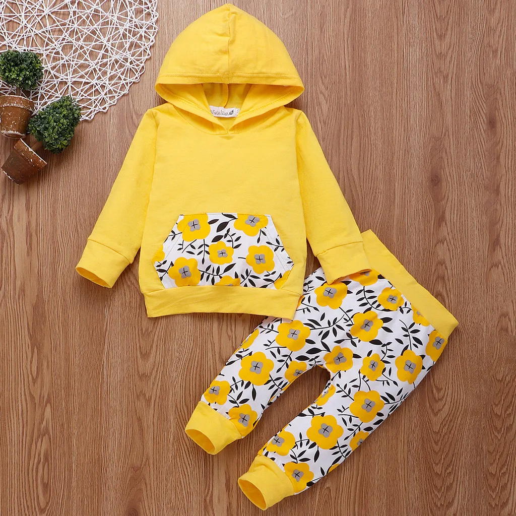 Kid Clothing Set 2PCs Toddler Baby Boy Girl Hooded Long Sleeve Sunflow Print Tops+Pants Outfit Set newborn clothing roupas menin
Kid Clothing Set 2PCs Toddler Baby Boy Girl Hooded Long Sleeve Sunflow Print Tops+Pants Outfit Set newborn clothing roupas menin