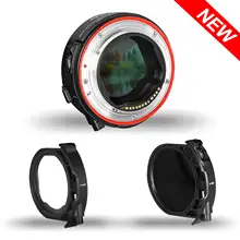 Meike MK-EFTR-C Drop-in Filter Mount Adapter EF to EOSR with Variable ND Filter--Fast Delivery Meike MK-EFTR-C Drop-in Filter Mount Adapter EF to EOSR with Variable ND Filter--Fast Delivery
