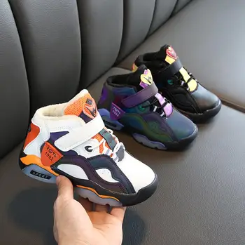 Autumn Boys Sport Shoes Child Basketball Shoes Leather Fashion Running Toddler Shoes Kids Outdoor Ankle Boots Plush Warm Sneaker
Autumn Boys Sport Shoes Child Basketball Shoes Leather Fashion Running Toddler Shoes Kids Outdoor Ankle Boots Plush Warm Sneaker