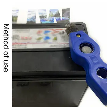 Cleaning Rust Removal 4 In 1 Durable Steel Wire Auto Cable Post Terminal Anti Truck Battery Car Portable Dirt Corrosion Bru Q3H9
Cleaning Rust Removal 4 In 1 Durable Steel Wire Auto Cable Post Terminal Anti Truck Battery Car Portable Dirt Corrosion Bru Q3H9