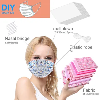 DIY Scarf Homemade Dustproof Printed Meltblown Cloth Face Protective Mask Suitable For Adult and Children 
DIY Scarf Homemade Dustproof Printed Meltblown Cloth Face Protective Mask Suitable For Adult and Children
