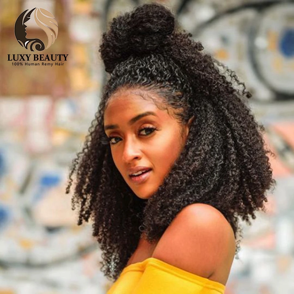 Luxy Beauty Afro Kinky Curly Adjustable Pony Tail Human Hair Extension Natural Black Hair Clip-ins 8"-18" Ponytail For Women
Luxy Beauty Afro Kinky Curly Adjustable Pony Tail Human Hair Extension Natural Black Hair Clip-ins 8"-18" Ponytail For Women