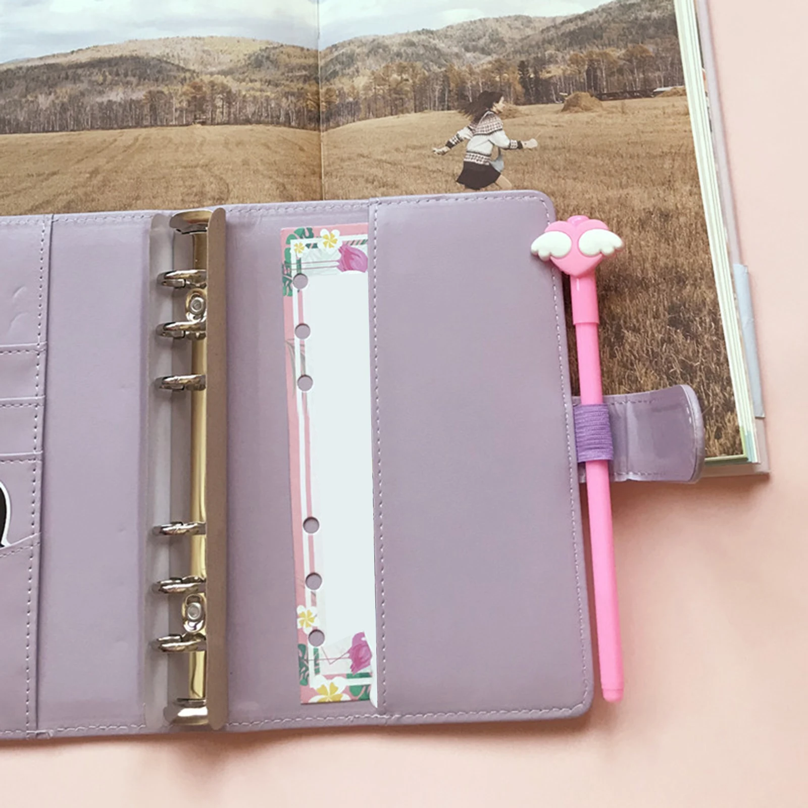 A6 Paper Cover Notebook Binder A6 PU Leather Notebook Binder With 6 Ring Personal Diary Schedule A6 Hard Notebook Hard Cover
A6 Paper Cover Notebook Binder A6 PU Leather Notebook Binder With 6 Ring Personal Diary Schedule A6 Hard Notebook Hard Cover