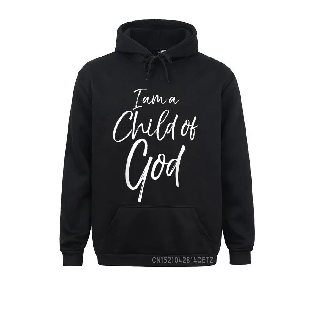 Cute Christian Salvation Quote Gift I Am a Child of God T-Shirt__B9781 Sweatshirts Summer Normal Hoodies Long Sleeve Cheap Hoods Women Cute Christian Salvation Quote Gift I Am a Child of God T-Shirt__B9781black