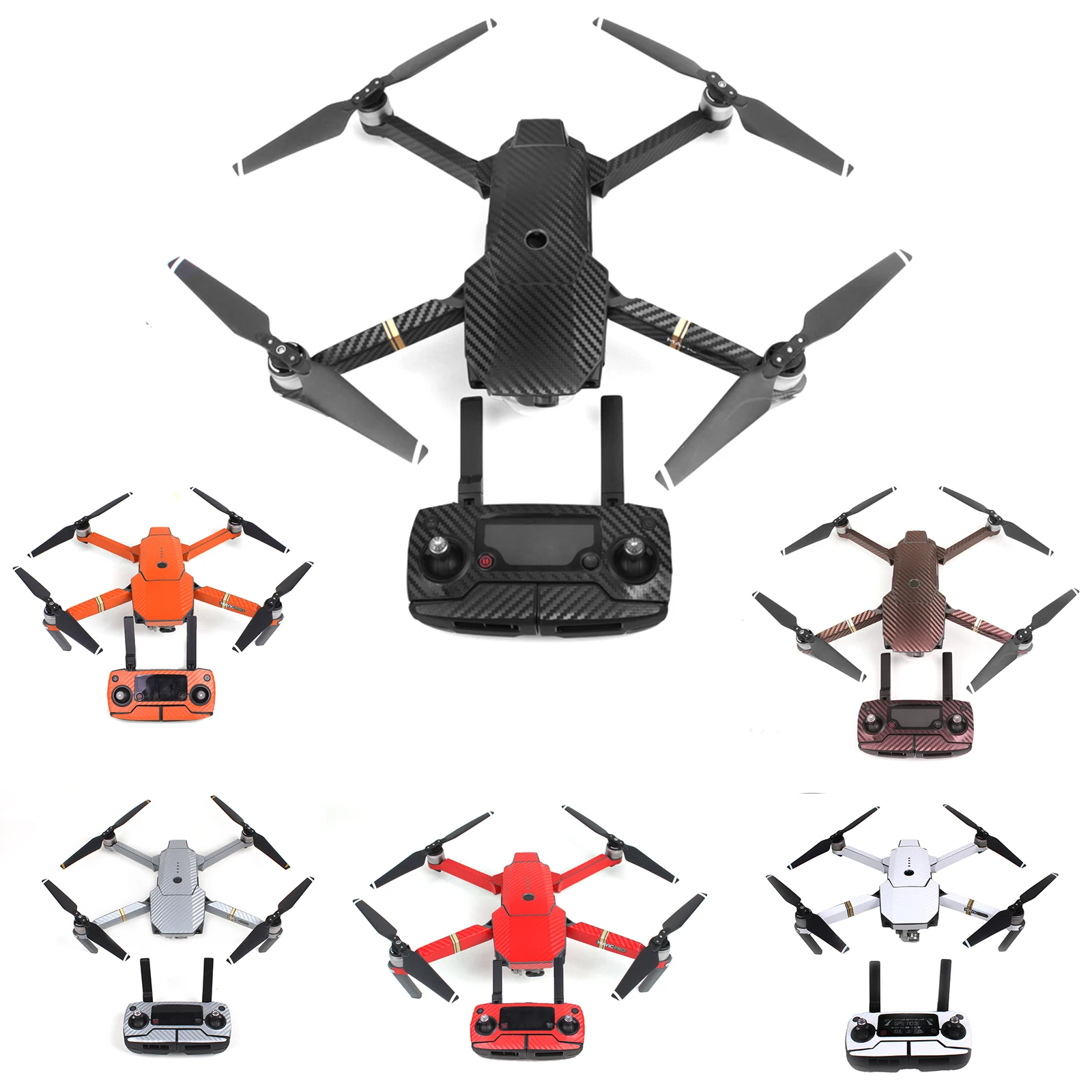 Waterproof Carbon Graphic Decals Skin Full Wrap Drone Body+Remote Control+Extra Batteries Arm Stickers for DJI MAVIC PRO Drone
Waterproof Carbon Graphic Decals Skin Full Wrap Drone Body+Remote Control+Extra Batteries Arm Stickers for DJI MAVIC PRO Drone
