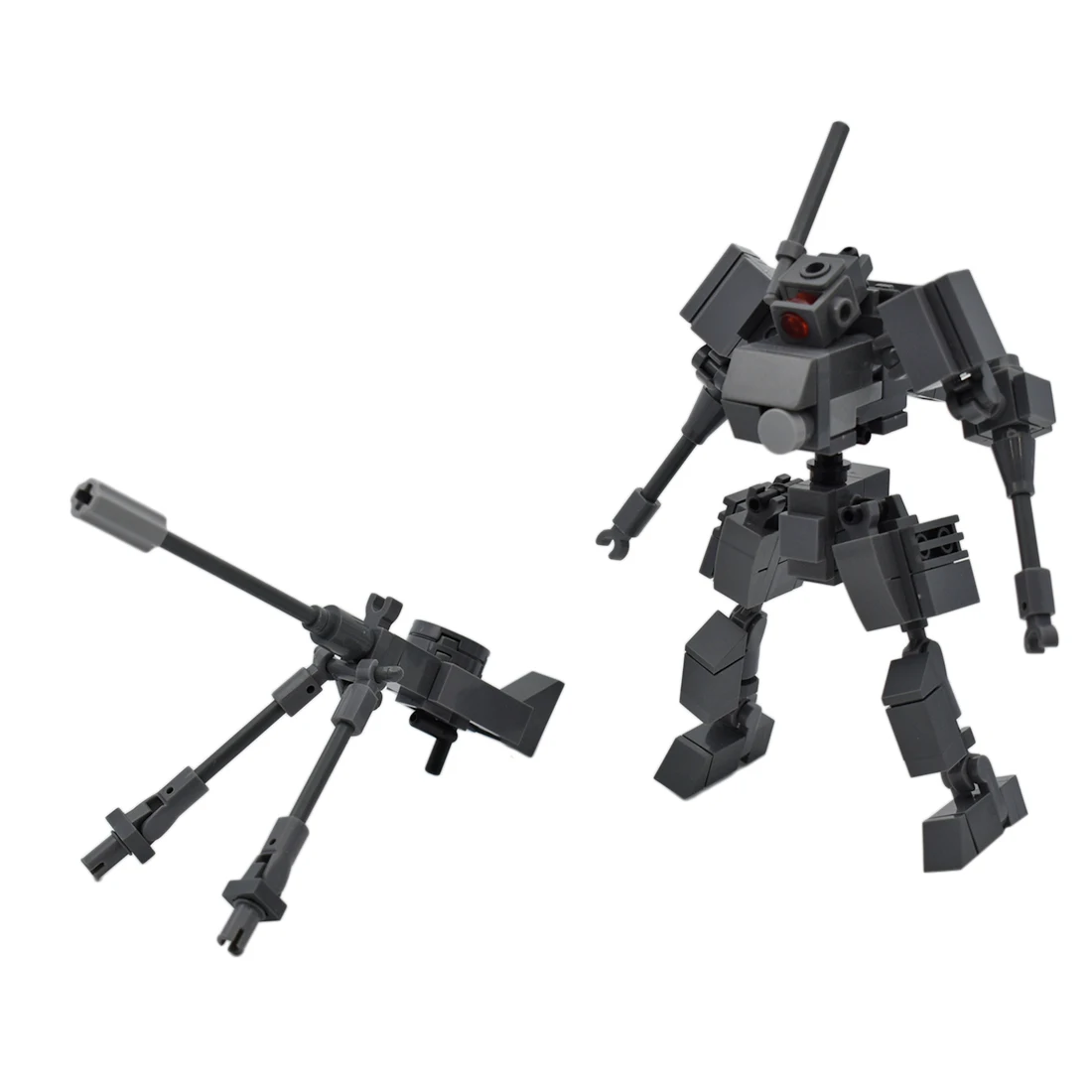 138Pcs MOC Mini Mecha Assembly Model Small Particle Building Blocks Educational Toy Set- Dark Grey
138Pcs MOC Mini Mecha Assembly Model Small Particle Building Blocks Educational Toy Set- Dark Grey