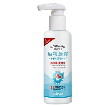 

5 Bottles 100ml Instant Hand Sanitizer Gel- Portable Defense Hand Soap Kills(3.4 Fl Oz) 99.99% of Germs with Pump Bottle