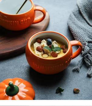 Creative Personalized Ceramic Pumpkin Mug Novelty Hand Painted Kids Ceramic Mugs Retro Pottery Milk Mug Personnalisable II50MKB 
Creative Personalized Ceramic Pumpkin Mug Novelty Hand Painted Kids Ceramic Mugs Retro Pottery Milk Mug Personnalisable II50MKB