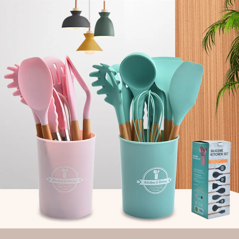 11pcs/set Silicone Kitchenware Cooking Utensils Heat Resistant Kitchen Non-Stick Cooking Utensils Kitchen Baking Tools with Box
11pcs/set Silicone Kitchenware Cooking Utensils Heat Resistant Kitchen Non-Stick Cooking Utensils Kitchen Baking Tools with Box