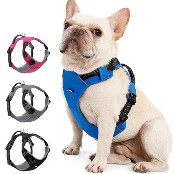 Reflective Dog Soft Adjustable Harness Pet Large Dog Walk Out Harness Vest Collar Hand Strap For Small Medium Large Dogs
Reflective Dog Soft Adjustable Harness Pet Large Dog Walk Out Harness Vest Collar Hand Strap For Small Medium Large Dogs