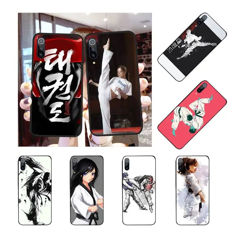 PENGHUWAN sport taekwondo DIY Painted Bling Phone Case for Redmi Note 8 8A 7 6 6A 5 5A 4 4X 4A Go Pro Plus Prime