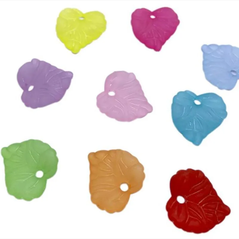 DIY Handmade Colorful Acrylic Leaf Shape Loose Beads Jewelery Findings For Headdress/Earrings Making
DIY Handmade Colorful Acrylic Leaf Shape Loose Beads Jewelery Findings For Headdress/Earrings Making