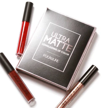 FOCALURE New 3Pcs Long-lasting Lip Colors Makeup Waterproof Tint Lip Gloss Red Velvet Ultra Nude Matte Colourful 
FOCALURE New 3Pcs Long-lasting Lip Colors Makeup Waterproof Tint Lip Gloss Red Velvet Ultra Nude Matte Colourful